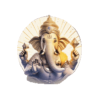 Lord Ganesh Sticker by Casa Nostra Trancoso