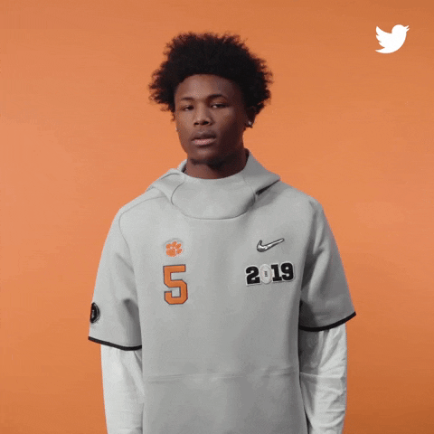 clemson tigers oh snap GIF by Twitter