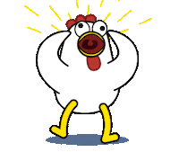 shocked bakomik Sticker