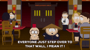 eric cartman restaurant GIF by South Park 