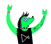 dog Sticker by banco next