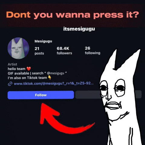 Follow Subscribe GIF by mesigugu