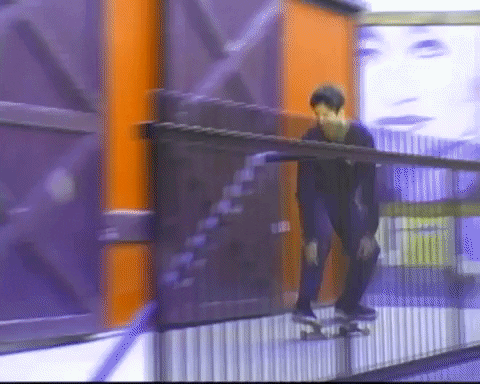 panoramaskateboards giphygifmaker retro trippy vhs GIF