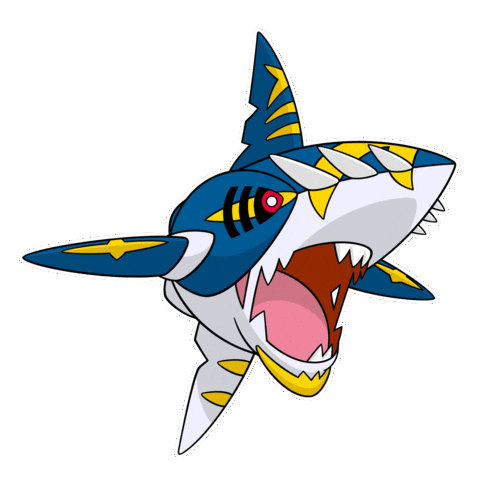 Mega Evolution Shark Sticker by Pokémon