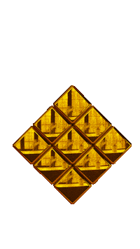 3D Gold Sticker by modelvault3d