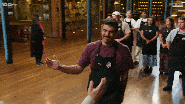 Andy Allen Hug GIF by MasterChefAU