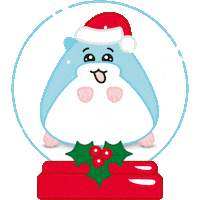 Happy Merry Christmas Sticker by hamsta.world