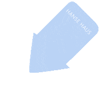 Click Blue Arrow Sticker by Hanse Haus