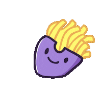 Happy Fast Food Sticker by Papafritología