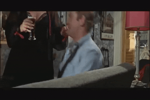 Michael Caine Drinking GIF