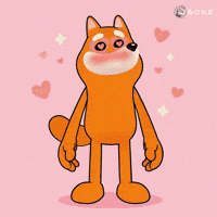 Floating Hearts Glowing GIF by BONK