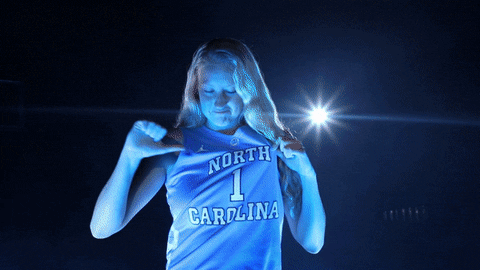 carolina basketball go heels GIF by UNC Tar Heels