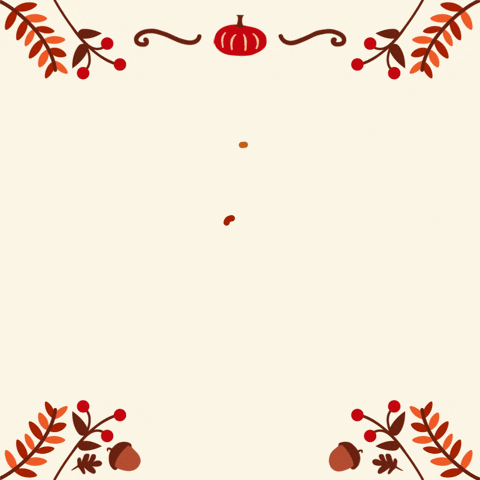 Autumn Thanksgiving GIF by Jessica Lau