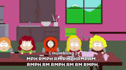 kenny mccormick table GIF by South Park 