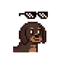 Dog Life Sticker by Abstract HotDogs