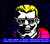 Max Headroom Pixel Art GIF