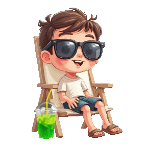 Summer Beach Sticker