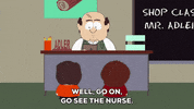 class desk GIF by South Park 