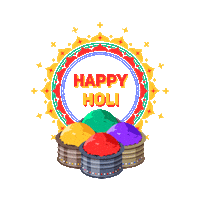 Festival Of Colors Celebration Sticker by AliveNow Creative Tech Studio