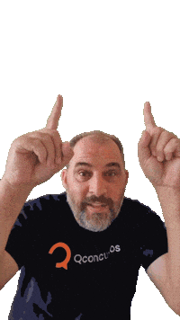 qconcursos aqui apontando qconcursos professorqc Sticker