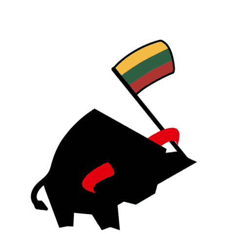 Flag Bull Sticker by PREFA