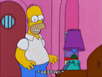 calling homer simpson GIF