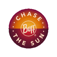 Chase The Sun Buff Sticker by Haebmau