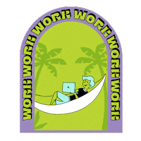 Working Work Work Work Sticker by YAAP Digital