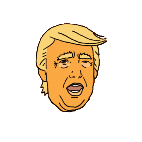 Donald Trump Sticker by Creative Courage