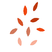 Flower Fall Sticker