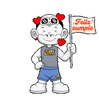 Amoroso Feliz Cumple Sticker by Zhot