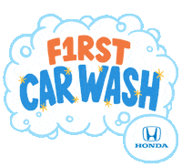 Car Wash Sticker by Honda