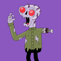 Walking Dead Zombie GIF by Psychrome