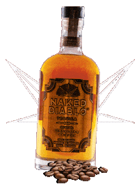 Nakeddiablo party coffee celebrate fiesta Sticker