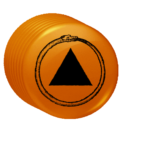sacredbones giphygifmaker orange vinyl records Sticker