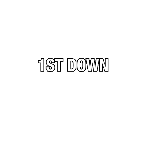 Football First Down Sticker by GPB Sports