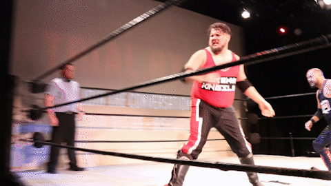SHWAWrestling giphyupload punch jab cutter GIF