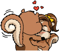 French Kiss Love Sticker by Nutchies Indonesia