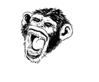Chimp Chimpanzee Sticker