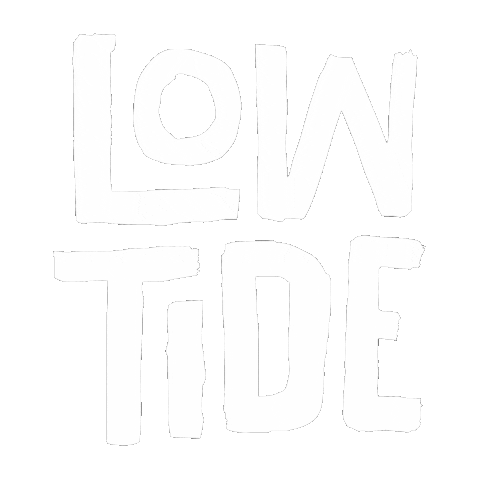low tide lowtide Sticker
