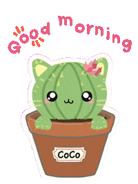 Good Morning Hello Sticker