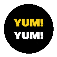 Yum Yum Sticker by Dinerfabriek