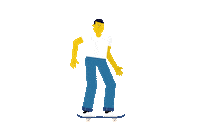 diegoanimation skate kick skateboard skateboarding Sticker