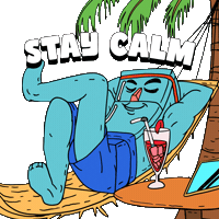 Resting Feeling Good Sticker by Nexio