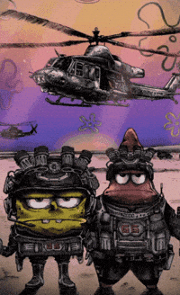 Art Spongebob GIF