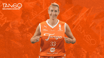 Basketball Shirt GIF by Tango Bourges Basket