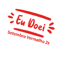 Blood Drive Sticker by Setembro Vermelho 2S