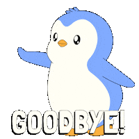 Bye Bye Goodbye Sticker by Pudgy Penguins