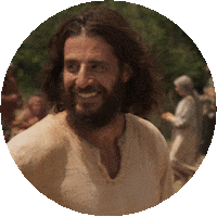 Jesus Laughing Sticker by The Chosen Brasil
