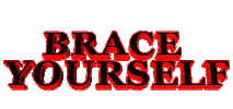 text brace yourself Sticker